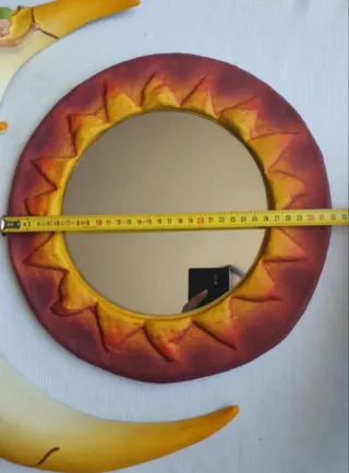 Espejo Luna y Sol Decorativo