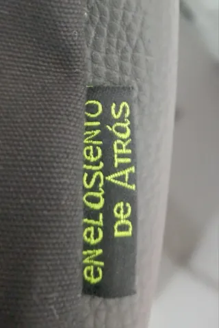 Bolso  de tela  sostenible con cremallera