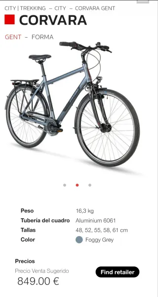 Bicicleta Stevens Corbara Negra