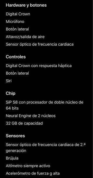 Apple Watch SE 2 44mm Plata/Negro