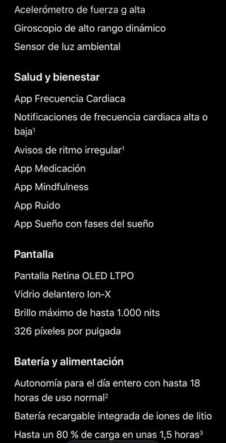 Apple Watch SE 2 44mm Plata/Negro