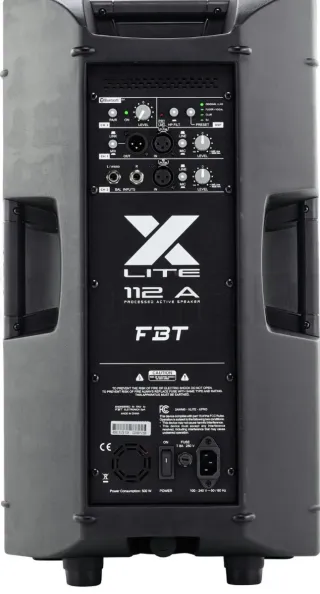 Altavoz FBT Xlite 112A Amplificado Negro