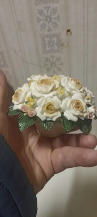 Set 3 pezzi Capodimonte