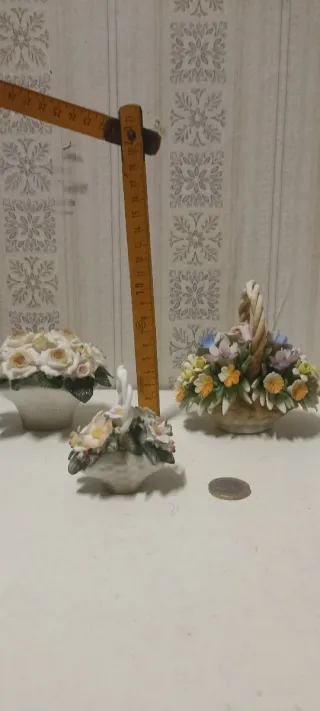 Set 3 pezzi Capodimonte