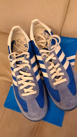 Zapatillas Adidas Hombre Azul Blancas