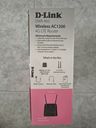 Router 4G D-Link DWR-960 AC1200 nuovo sigillato
