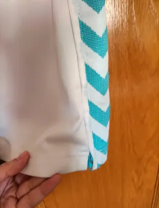 Chándal Hummel Blanco y Turquesa Talla XS retro