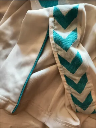 Chándal Hummel Blanco y Turquesa Talla XS retro