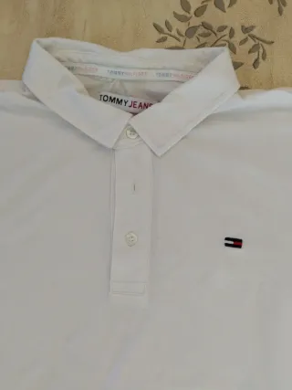 Polo Tommy Hilfiger Blanco TallaXL