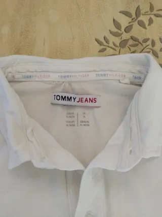 Polo Tommy Hilfiger Blanco TallaXL