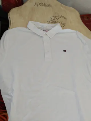 Polo Tommy Hilfiger Blanco TallaXL