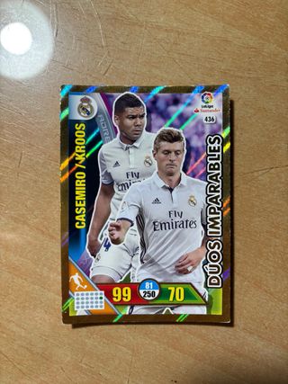 Cromo Futbol Casemiro/Kroos 2016-2017