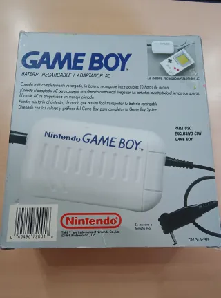 Nintendo Game Boy Batería Recargable AC