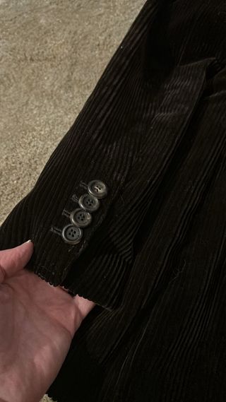 Cappotto velluto Dolce & Gabbana con pelliccia.