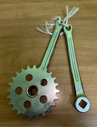 Plato y bielas Suar bicicleta 170mm