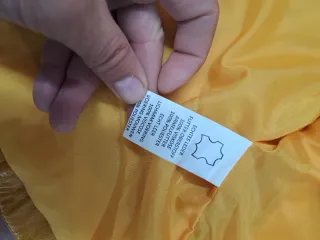 Cazadora Piel Gerome Mujer Amarilla