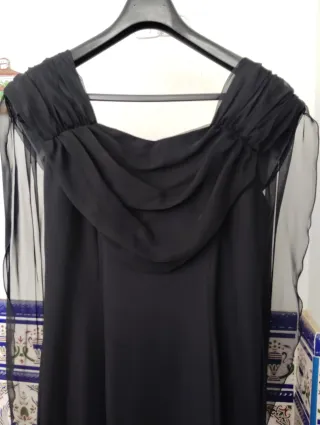 Vestido Negro Largo Elegante "Nuevo"