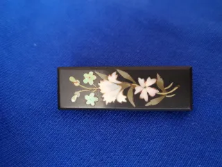 Spilla antica fiorentina mosaico pietre dure