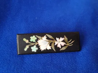 Spilla antica fiorentina mosaico pietre dure