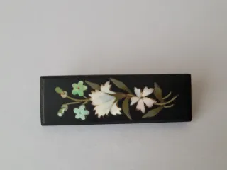 Spilla antica fiorentina mosaico pietre dure