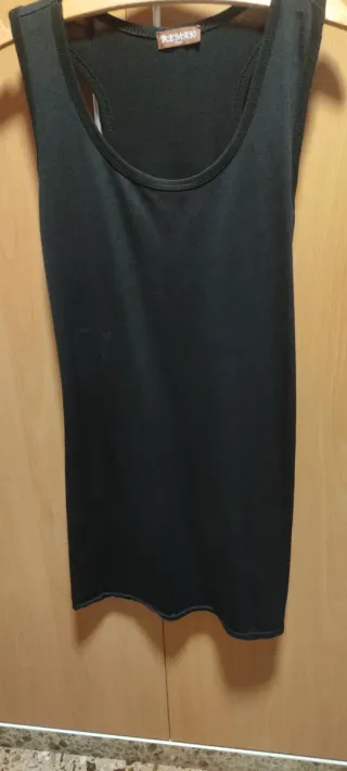 Vestido negro tirantes RIMAN