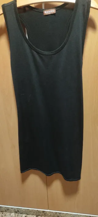 Vestido negro tirantes RIMAN