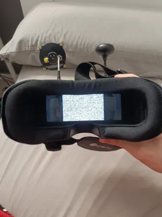 Eachine EV800DM con antenas de aftermarket