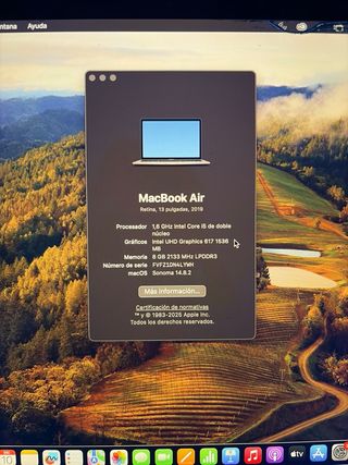 MacBook Air i5 doble núcleo Gris Espacial