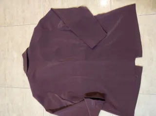 Chaqueta americana señora color berenjena