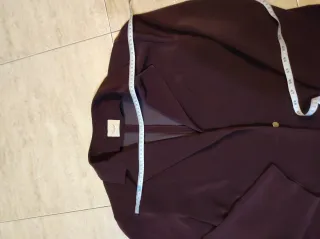 Chaqueta americana señora color berenjena