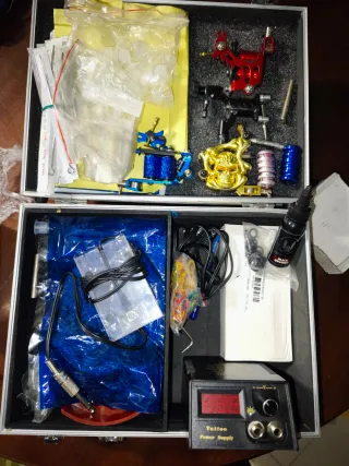 Kit maquina de tatuar de bobina