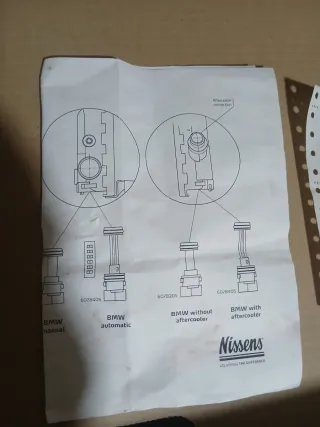 Radiador Nissens para BMW