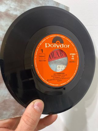 Lote 6 Vinilos Singles La Frontera Rock Español