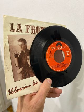 Lote 6 Vinilos Singles La Frontera Rock Español