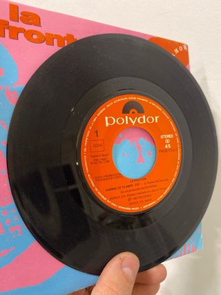 Lote 6 Vinilos Singles La Frontera Rock Español