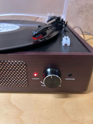 Tocadiscos Vintage Portátil Madera