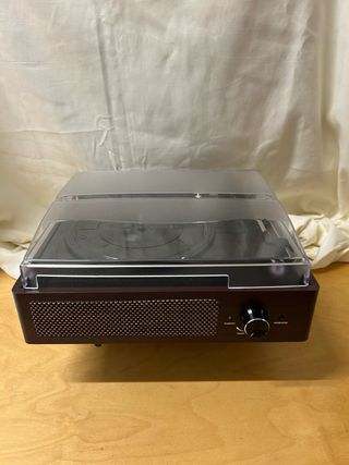 Tocadiscos Vintage Portátil Madera