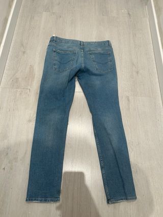 Tejanos Pull&Bear azules rotos
