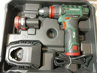 Atornillador + Accesorios + 2 Baterías PARKSIDE