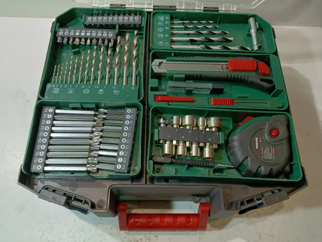 Atornillador + Accesorios + 2 Baterías PARKSIDE