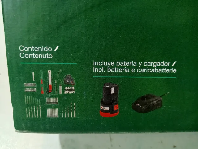 Atornillador + Accesorios + 2 Baterías PARKSIDE