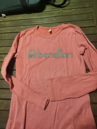 Camiseta Benetton niña manga larga talla M