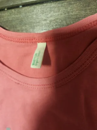 Camiseta Benetton niña manga larga talla M