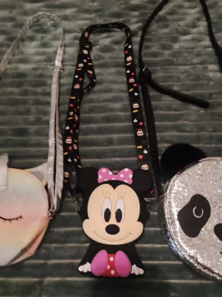 Lote 3 bolsos infantiles niña