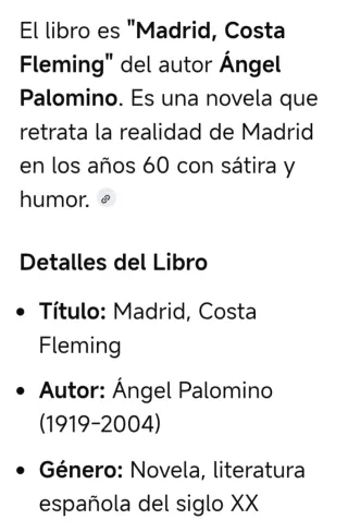 Libro: Madrid, Costa Fleming
