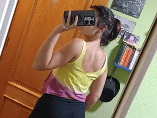 Camiseta tirantes Bershka degradado M