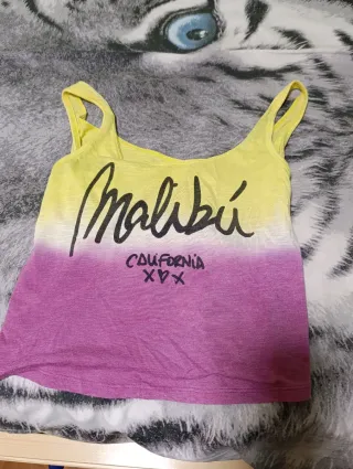 Camiseta tirantes Bershka degradado M