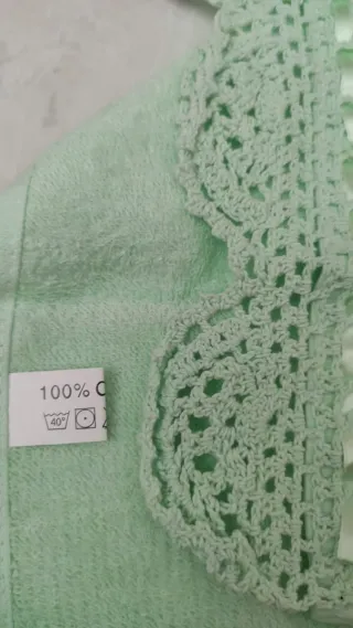 Coppia Asciugamani Cotone Ricamati