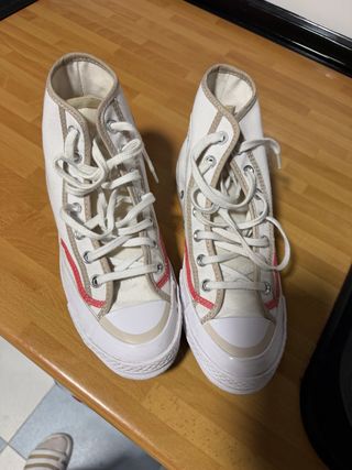 Converse Edición Limitada Blancas Rojas