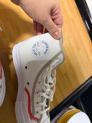 Converse Edición Limitada Blancas Rojas